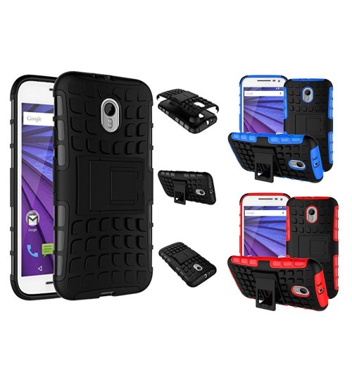 Moto G 3 Case  HV Duty KickStand case+Pen