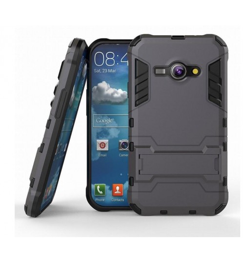 Galaxy J1 ACE Case Heavy Duty Hybrid Kickstand