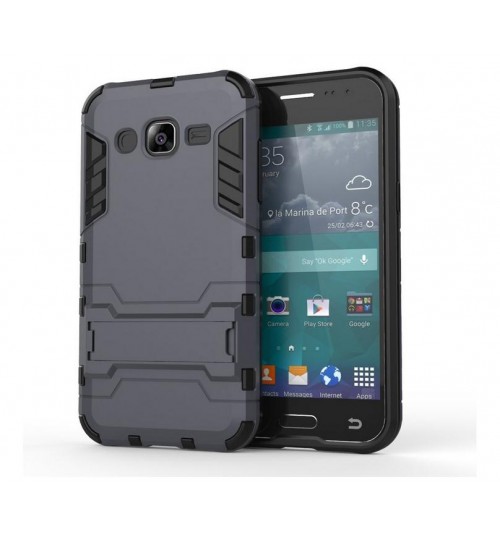 Galaxy J2 Case Heavy Duty Hybrid Kickstand