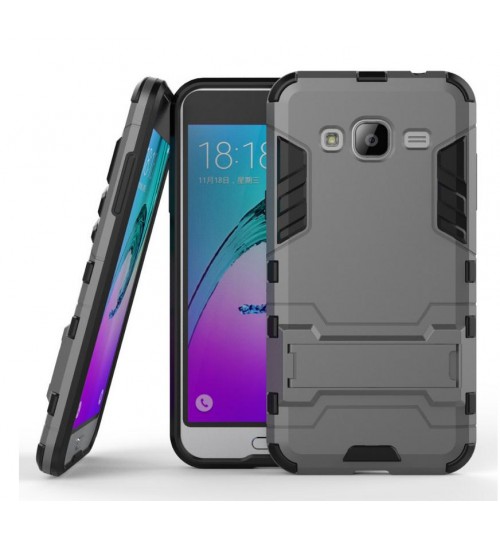 Galaxy J5 Case Heavy Duty Hybrid Kickstand