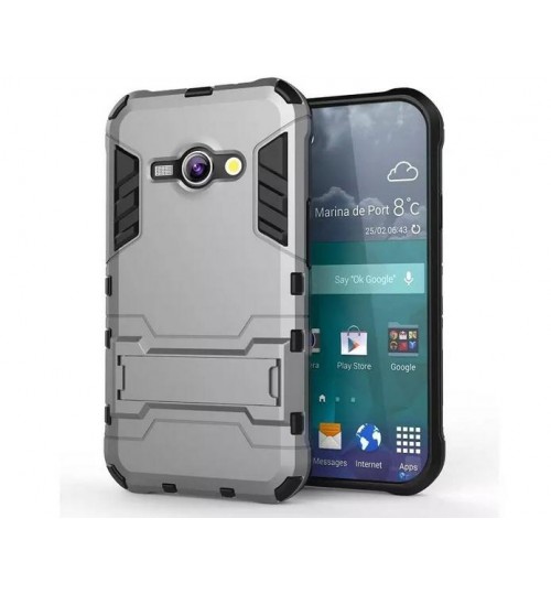 Galaxy J1 ACE Case Heavy Duty Hybrid Kickstand