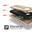 Galaxy S7 impact proof hybrid case card clip