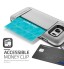 Galaxy S7 edge impact proof hybrid case card clip
