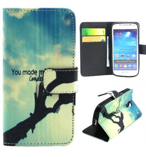 Galaxy S4 Mini case wallet leather case printed