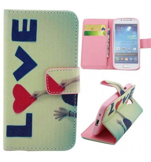 Galaxy S4 Mini case wallet leather case printed