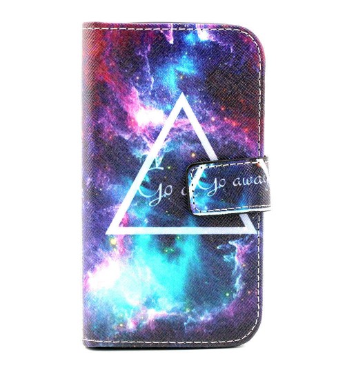 Galaxy Core Prime case wallet leather case printed