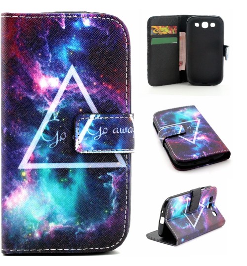 Galaxy S3 case wallet leather case printed