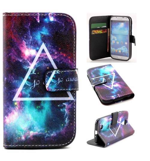 Galaxy S4 case wallet leather case printed