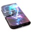 Galaxy S4 case wallet leather case printed