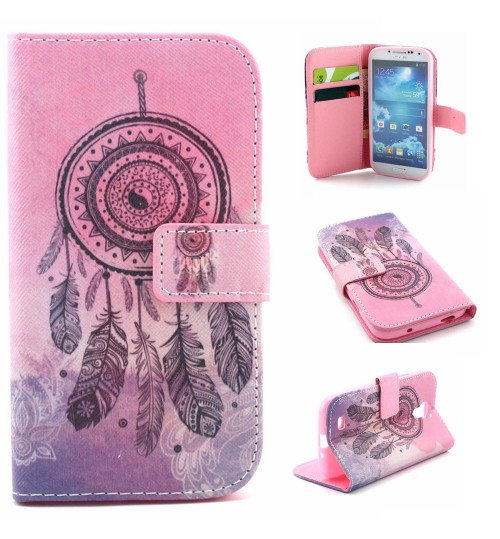 Galaxy S4 case wallet leather case printed