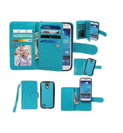 Galaxy S4 Mini detachable wallet leather case