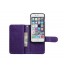 Iphone 6 6s double wallet leather case detachable