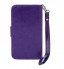 Iphone 5 5s se full wallet leather case detachable