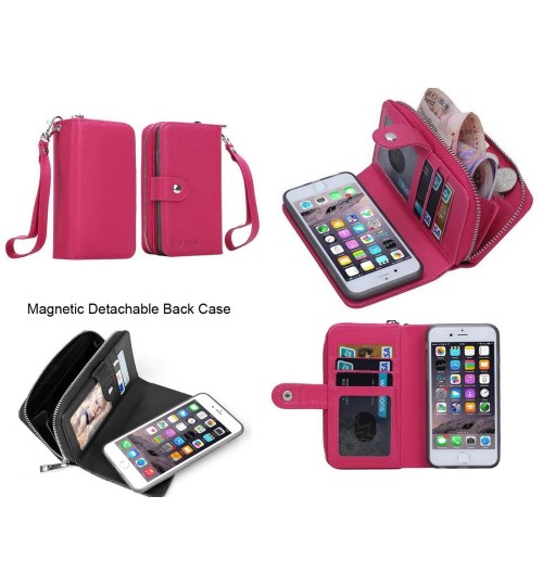 iPhone 6 Plus detachable full wallet leather case