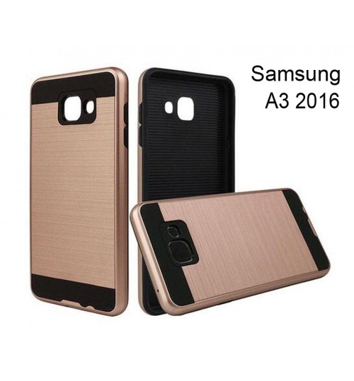 Galaxy A5 2016 A510 impact proof case brush metal