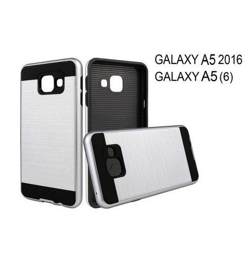 Galaxy A5 2016 A510 impact proof case brush metal