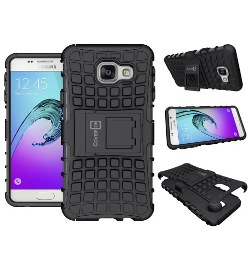 Galaxy A3 2016 Case Heavy Duty Hybrid Kickstand