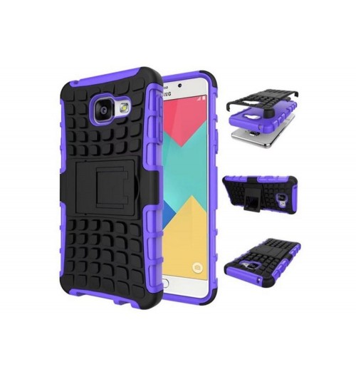 Galaxy A3 2016 Case Heavy Duty Hybrid Kickstand