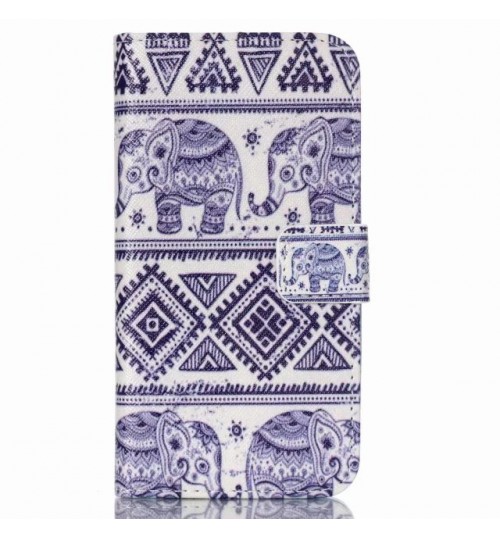 Samsung Galaxy J5 case wallet leather case printed