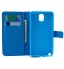 Galaxy NOTE 3 case wallet leather case printed