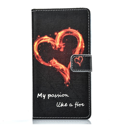 Huawei P9 lite case wallet leather case printed