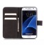 Galaxy S7 case wallet leather case printed