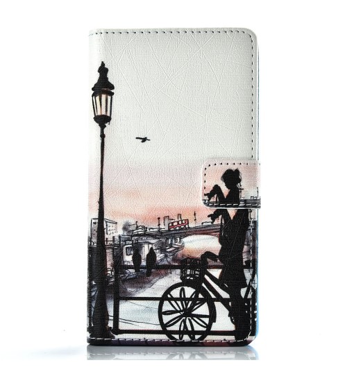 Huawei P9 lite case wallet leather case printed