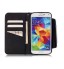 Galaxy S5 case wallet leather case printed