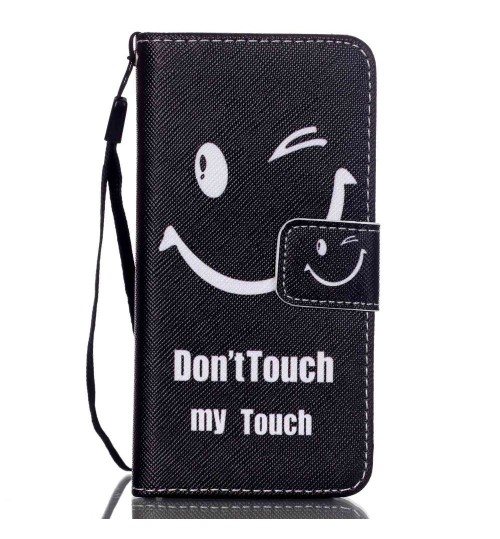 iPod Touch 5 6 case wallet leather case printed