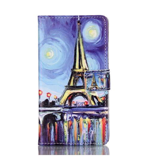 Huawei P8 LITE case wallet leather case printed