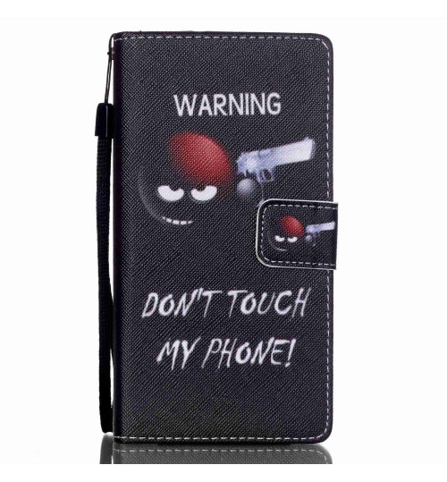 Huawei P8 LITE case wallet leather case printed