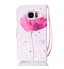 Galaxy S7 case wallet leather case printed