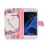 Galaxy S7 case wallet leather case printed