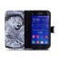 Galaxy Core Prime case wallet leather case printed