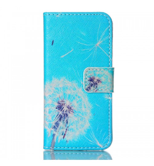 iPhone 5 5s SE case wallet leather case printed