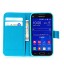 Galaxy Core Prime case wallet leather case printed