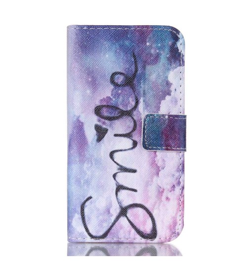 Galaxy Core Prime case wallet leather case printed