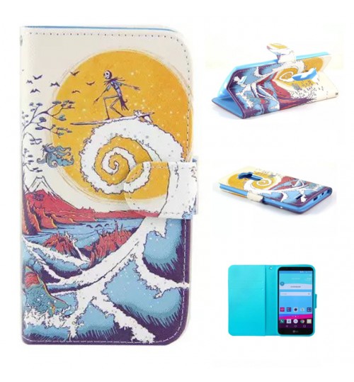 LG G4 case wallet leather case printed