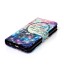 iPhone 5 5s SE case wallet leather case printed