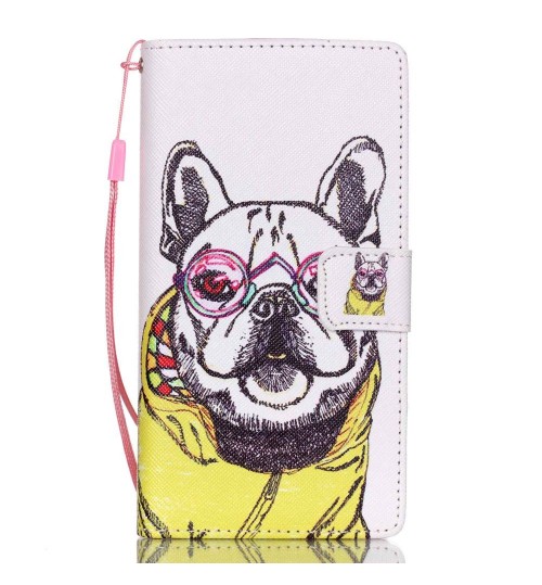 Huawei P8 LITE case wallet leather case printed