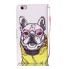 Huawei P8 LITE case wallet leather case printed