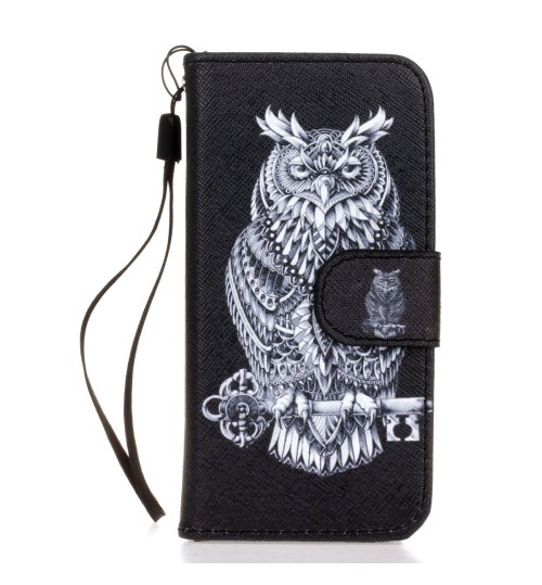 iPhone 5c case wallet leather case printed