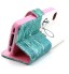 iPhone 4 4s case wallet leather case printed