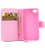 iPhone 4 4s case wallet leather case printed