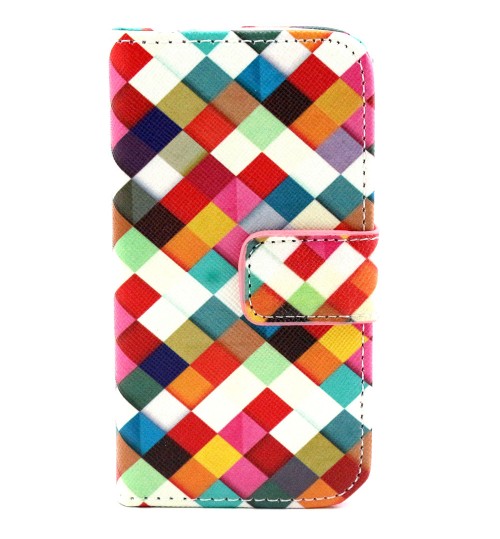 iPhone 4 4s case wallet leather case printed