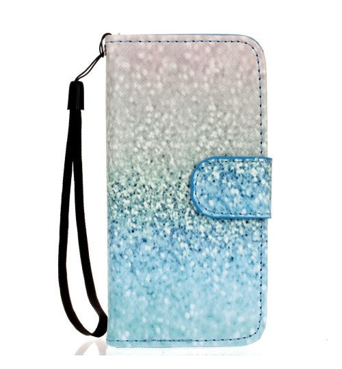 iPhone 5 5s SE case wallet leather case printed