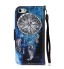 iPhone 5 5s SE case wallet leather case printed