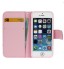 iPhone 5 5s SE case wallet leather case printed