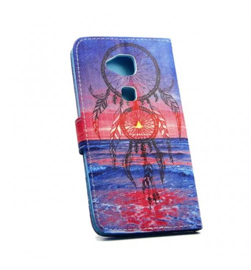 Huawei G8 case wallet leather case printed