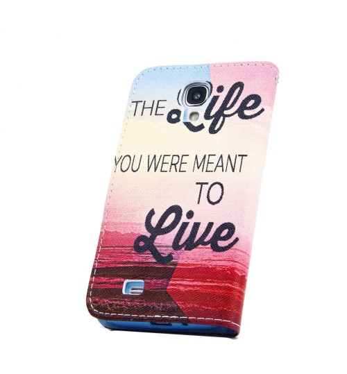 Galaxy S4 Mini case wallet leather case printed